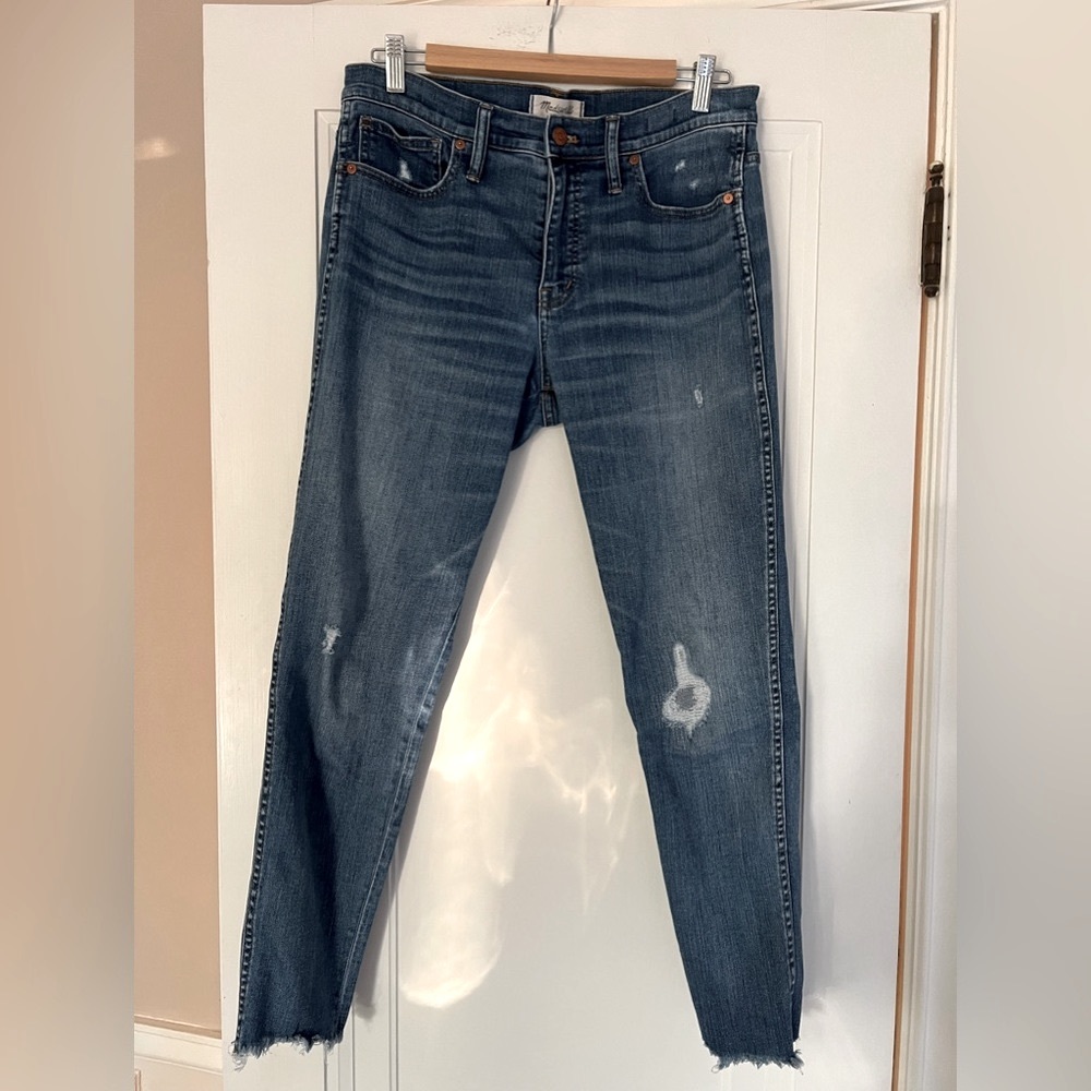 Madewell high rise skinny jeans,  size 30